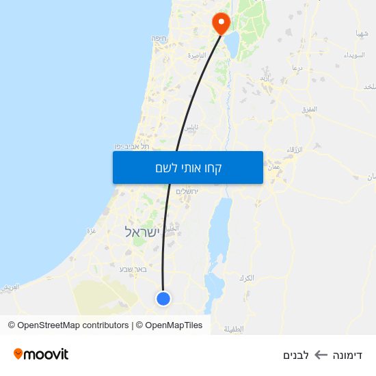 מפת דימונה ללבנים