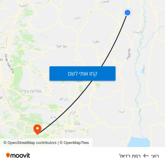 מפת רועי לרמת רזיאל