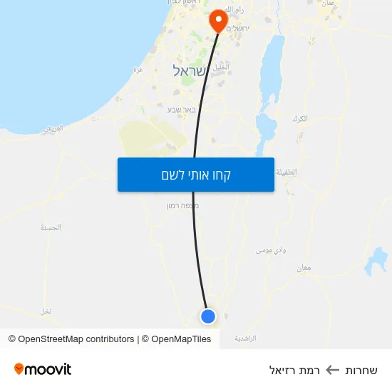 מפת שחרות לרמת רזיאל