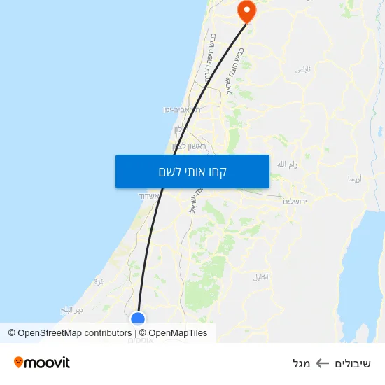 מפת שיבולים למגל