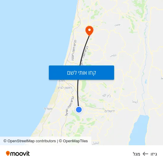 מפת גיזו למגל