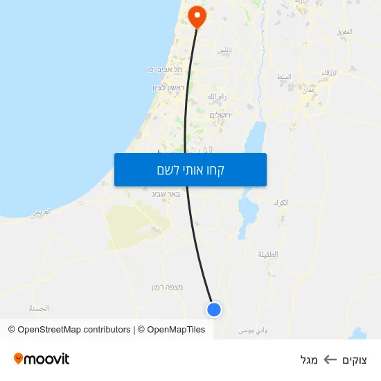 מפת צוקים למגל