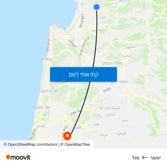 מפת יסעור למגל
