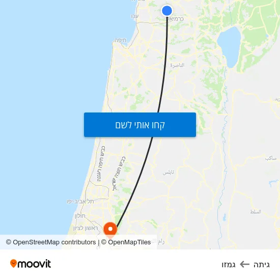 מפת גיתה לגמזו