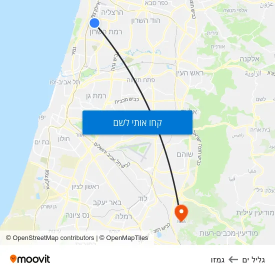מפת גליל ים לגמזו