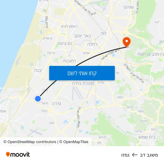 מפת משגב דב לגמזו