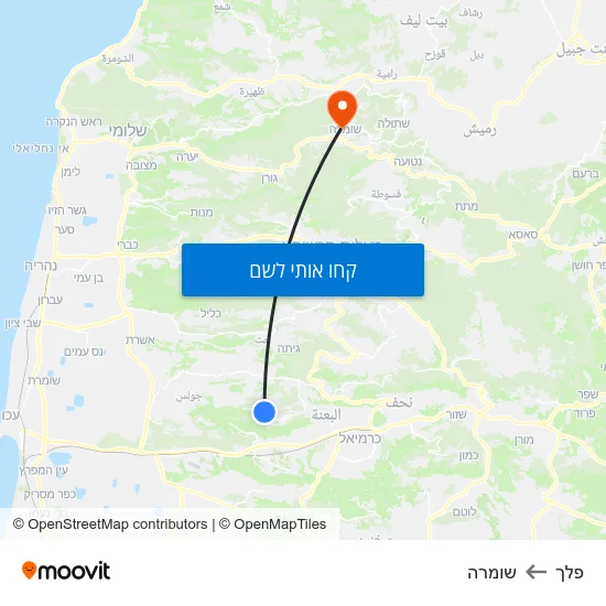 מפת פלך לשומרה