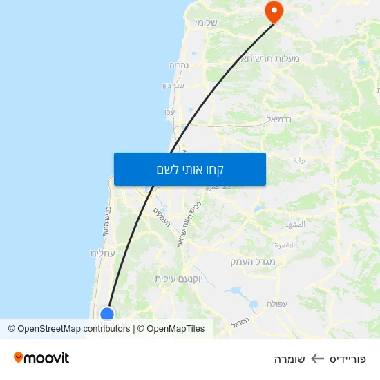 מפת פוריידיס לשומרה