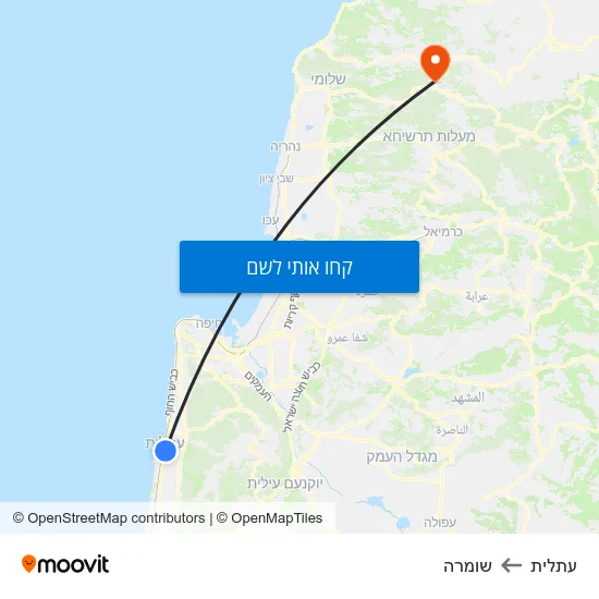 מפת עתלית לשומרה