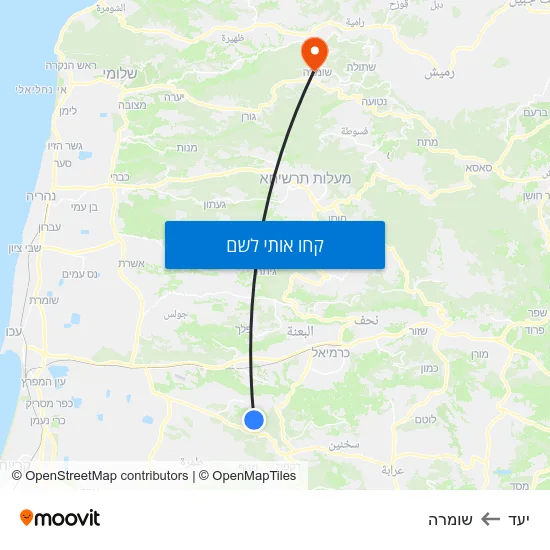 מפת יעד לשומרה
