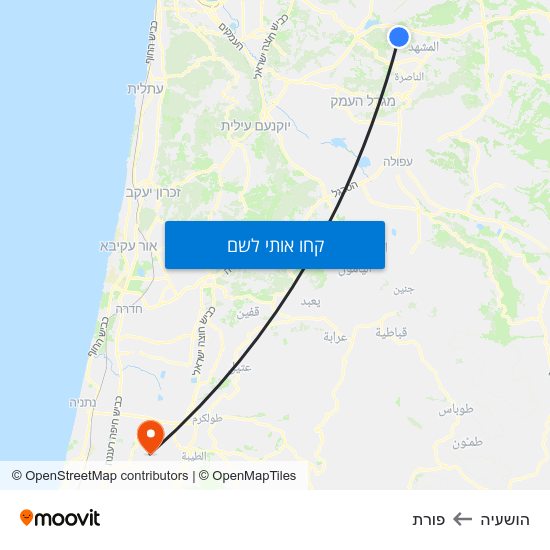 מפת הושעיה לפורת