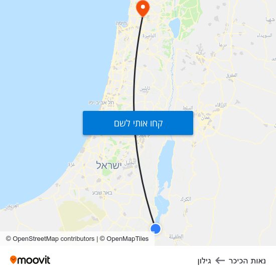 מפת נאות הכיכר לגילון