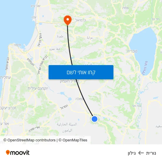 מפת נורית לגילון