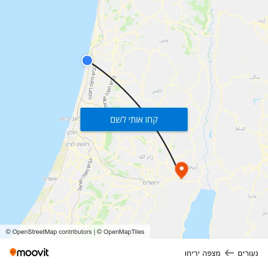 מפת נעורים למצפה יריחו