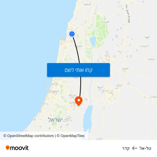 מפת טל-אל לקדר