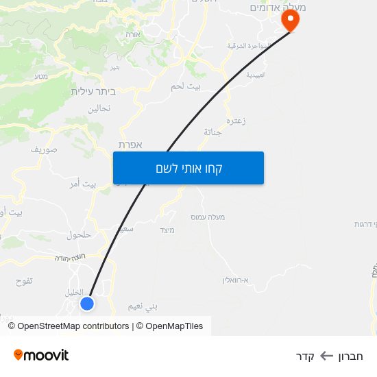 מפת חברון לקדר