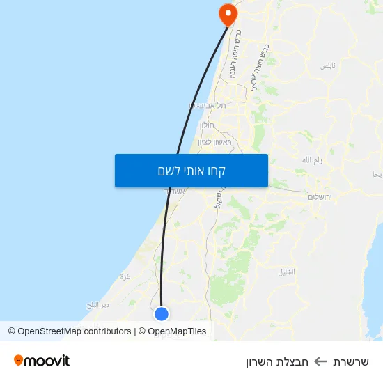 מפת שרשרת לחבצלת השרון