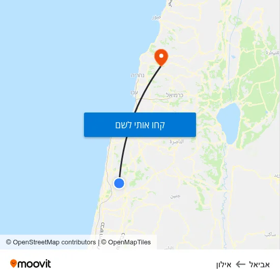 מפת אביאל לאילון