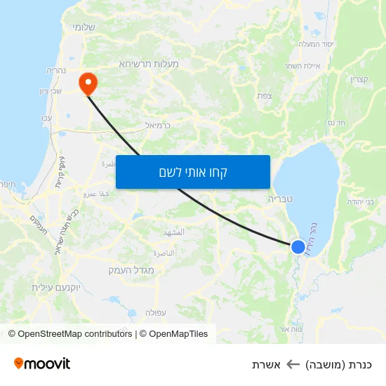 מפת כנרת (מושבה) לאשרת