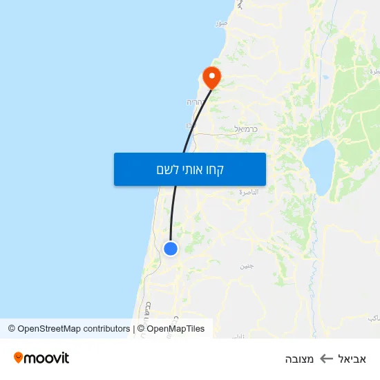 מפת אביאל למצובה