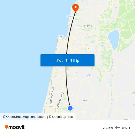 מפת נופים למצובה