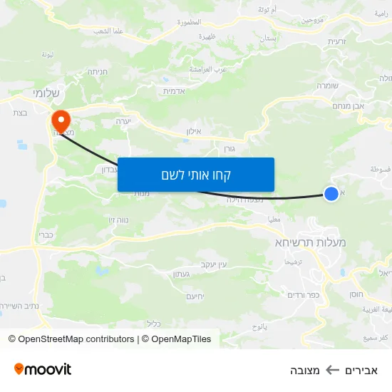 מפת אבירים למצובה