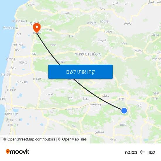 מפת כמון למצובה