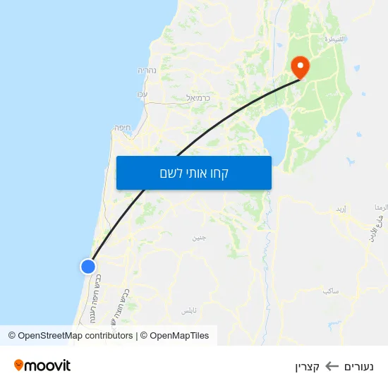 מפת נעורים לקצרין