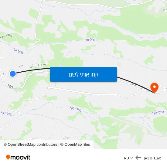 מפת אבו סנאן לירכא