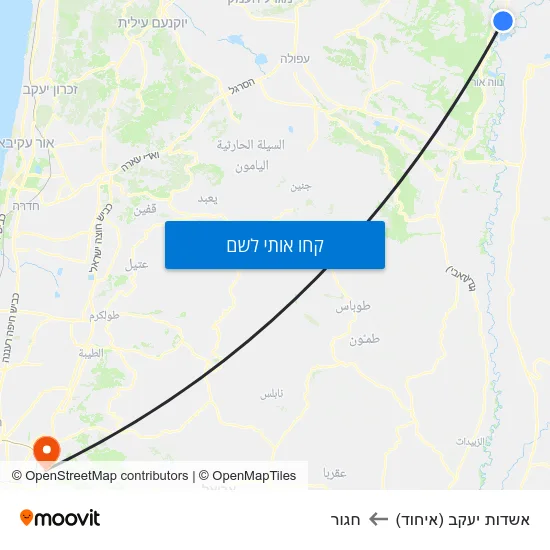 מפת אשדות יעקב (איחוד) לחגור