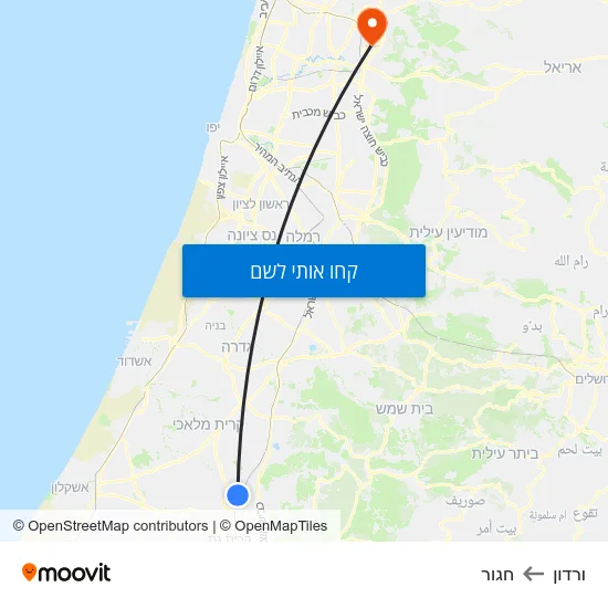 מפת ורדון לחגור