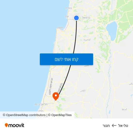 מפת טל-אל לחגור