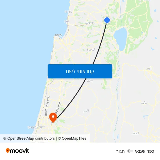 מפת כפר שמאי לחגור