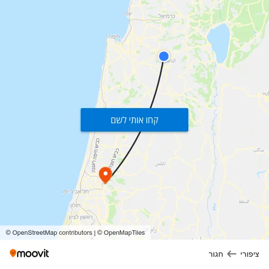 מפת ציפורי לחגור