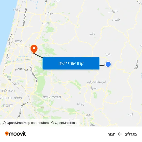 מפת מגדלים לחגור