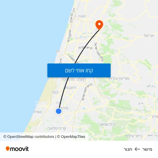 מפת מישר לחגור