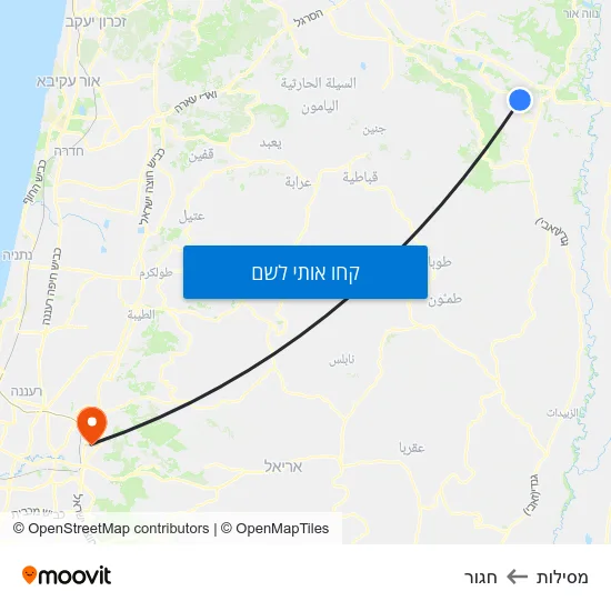 מפת מסילות לחגור