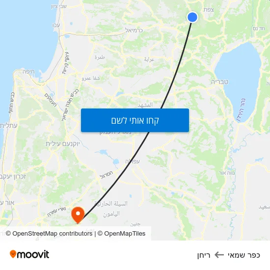 מפת כפר שמאי לריחן