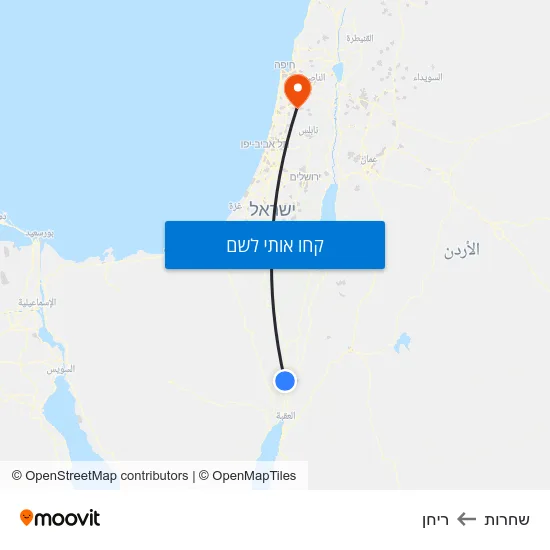 מפת שחרות לריחן