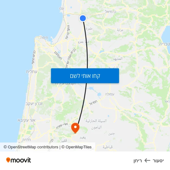 מפת יסעור לריחן