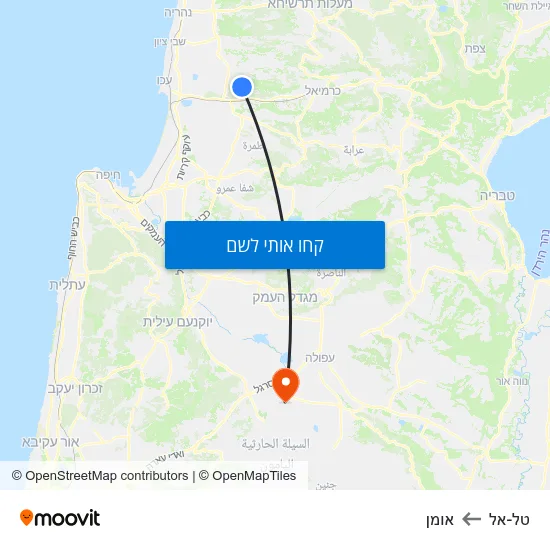 מפת טל-אל לאומן