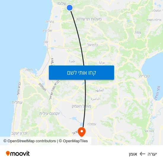 מפת יערה לאומן