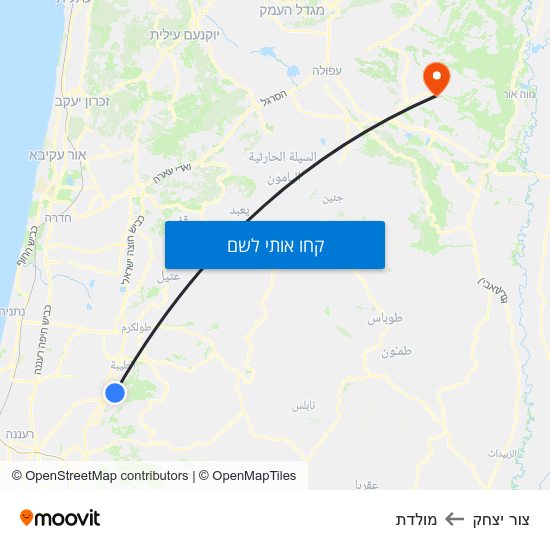 מפת צור יצחק למולדת