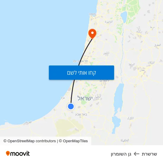 מפת שרשרת לגן השומרון