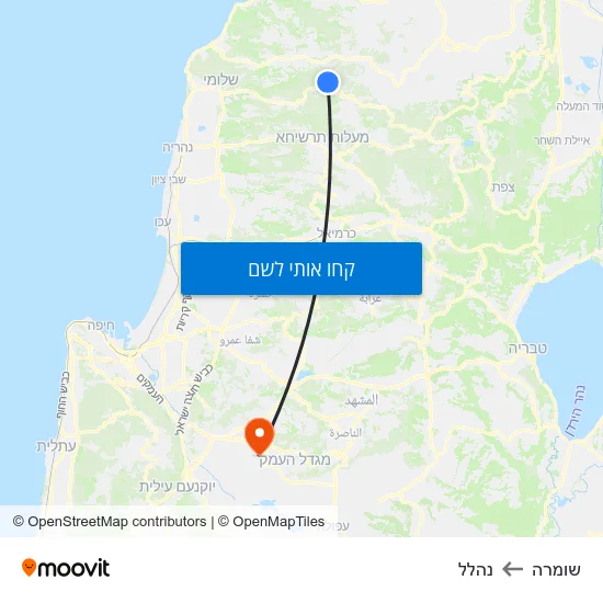 מפת שומרה לנהלל