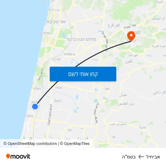 מפת אביחיל לבסמ"ה