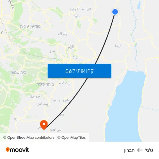 מפת גלגל לחברון