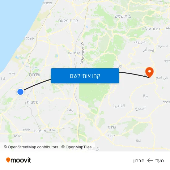 מפת סעד לחברון