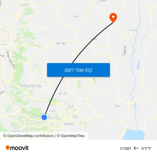 מפת ידידה לחמרה