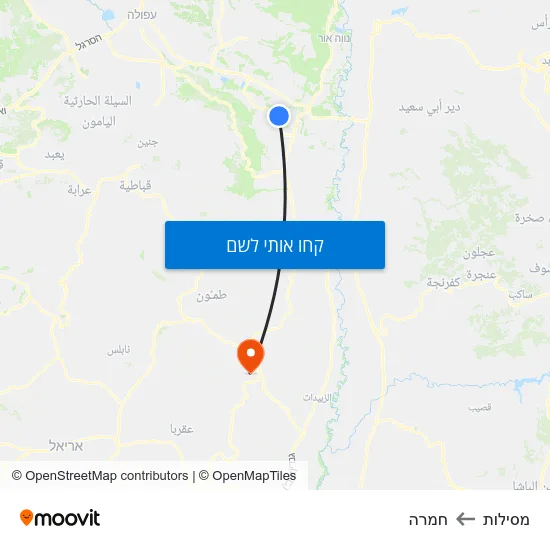 מפת מסילות לחמרה